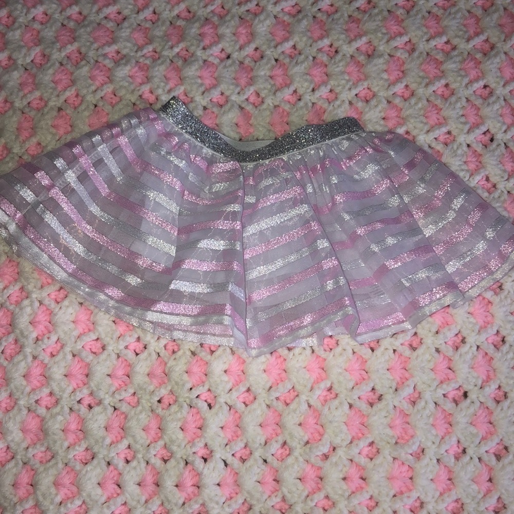 Baby girl Pink/silver Tutu